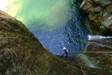 Outdoor rock climbing