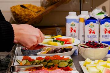 Breakfast buffet