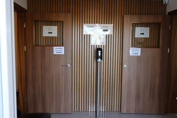 Interior entrance
