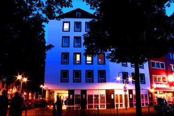 Front of property - evening/night
