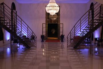 Interior entrance