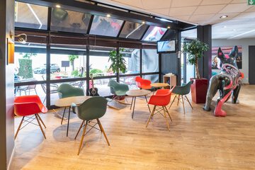 Lobby sitting area