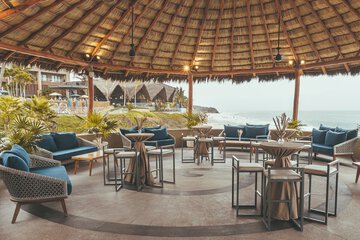 Outdoor wedding area