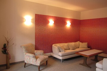 Lobby sitting area