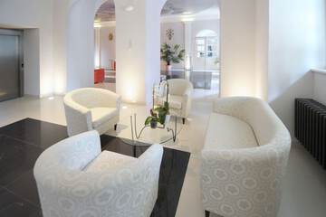 Lobby sitting area
