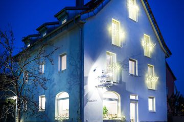 Front of property - evening/night