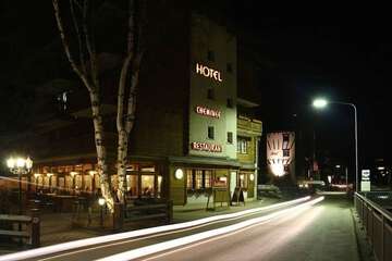 Front of property - evening/night