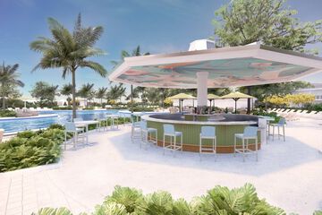 Poolside bar