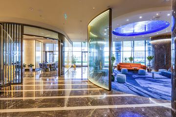 Lobby sitting area