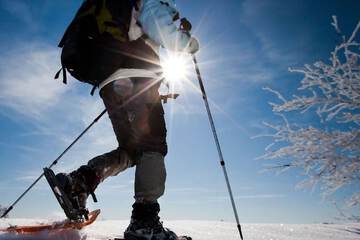 Snowshoeing