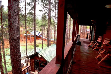 outside