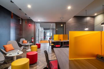 Lobby sitting area