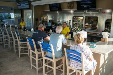 Poolside bar