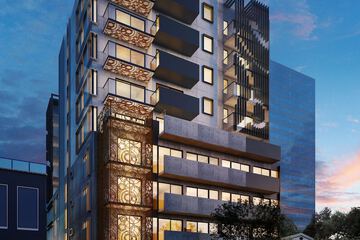 Front of property - evening/night