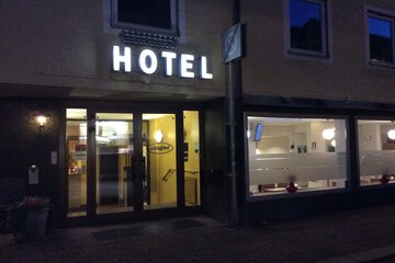 Front of property - evening/night