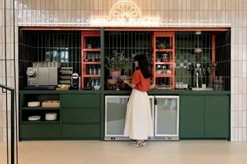 Breakfast area
