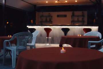 Poolside bar
