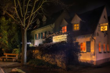 Front of property - evening/night