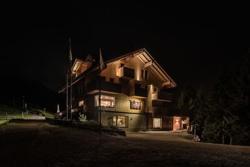 Front of property - evening/night