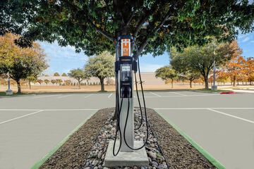 Electric vehicle charging station