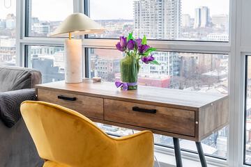 In-room business center