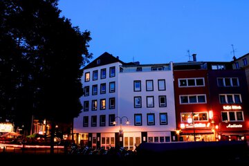 Front of property - evening/night