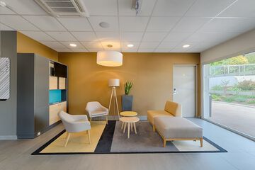 Lobby sitting area