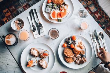 Breakfast buffet