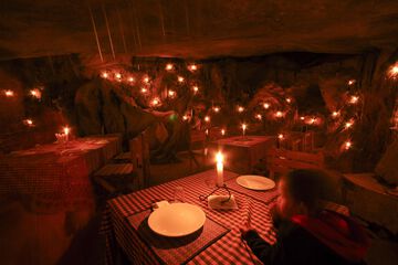 Couples dining