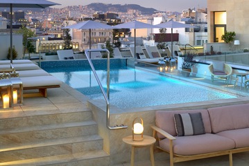 Rooftop pool
