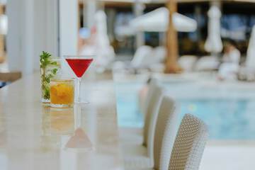 Poolside bar