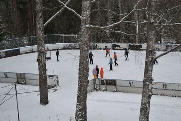 Ice skating