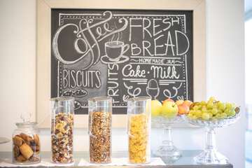 Breakfast buffet