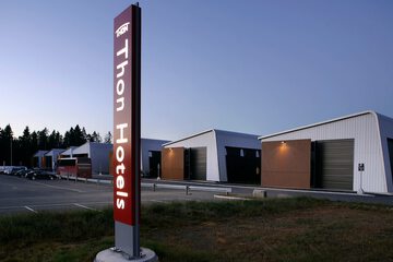 Front of property - evening/night