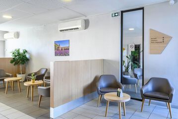 Lobby sitting area