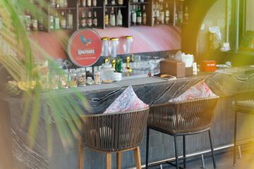 Poolside bar