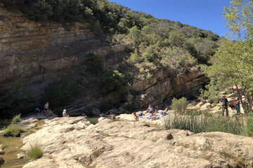 Outdoor rock climbing