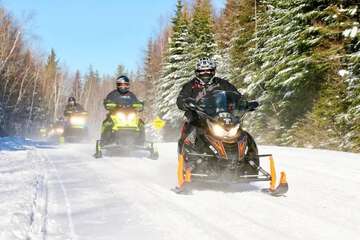 Snowmobiling
