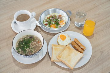 Breakfast buffet