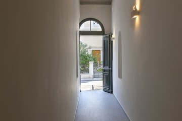Interior entrance