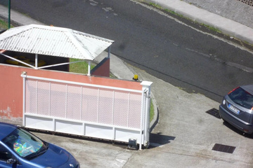 outside