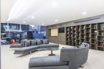 Lobby sitting area