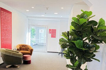 Interior entrance