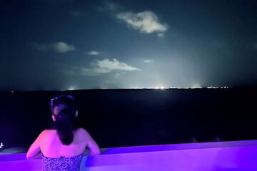 Front of property - evening/night