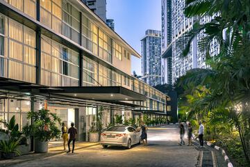 Front of property - evening/night