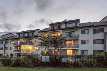 Front of property - evening/night