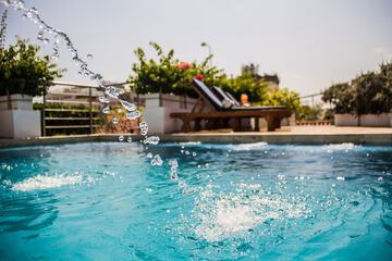 Rooftop pool