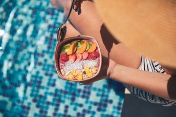 Poolside bar