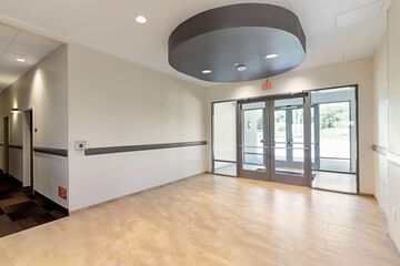 Interior entrance
