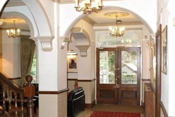 Interior entrance